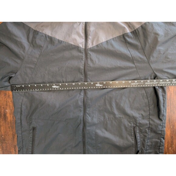 Nike Golf Windbreaker Jacket Men's XL Nike Fit Storm Black Gray - Picture 10 of 11